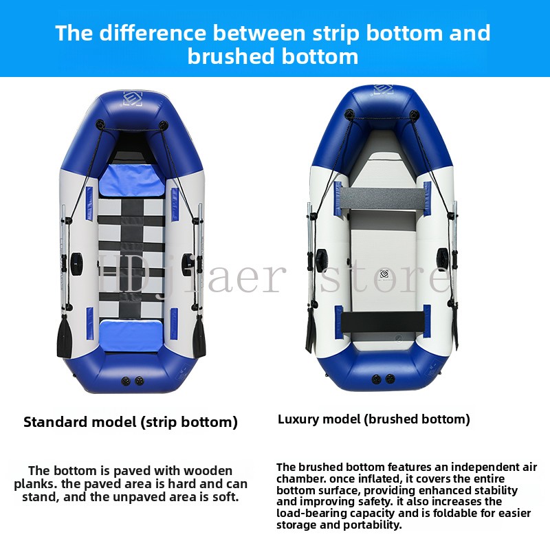 Inflatable Boat with Hard Bott - đánh giá và giá Fishing Boat Inflatable